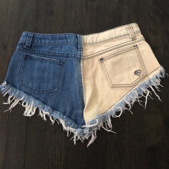 LF blue/white denim shorts - Picture 4 of 4